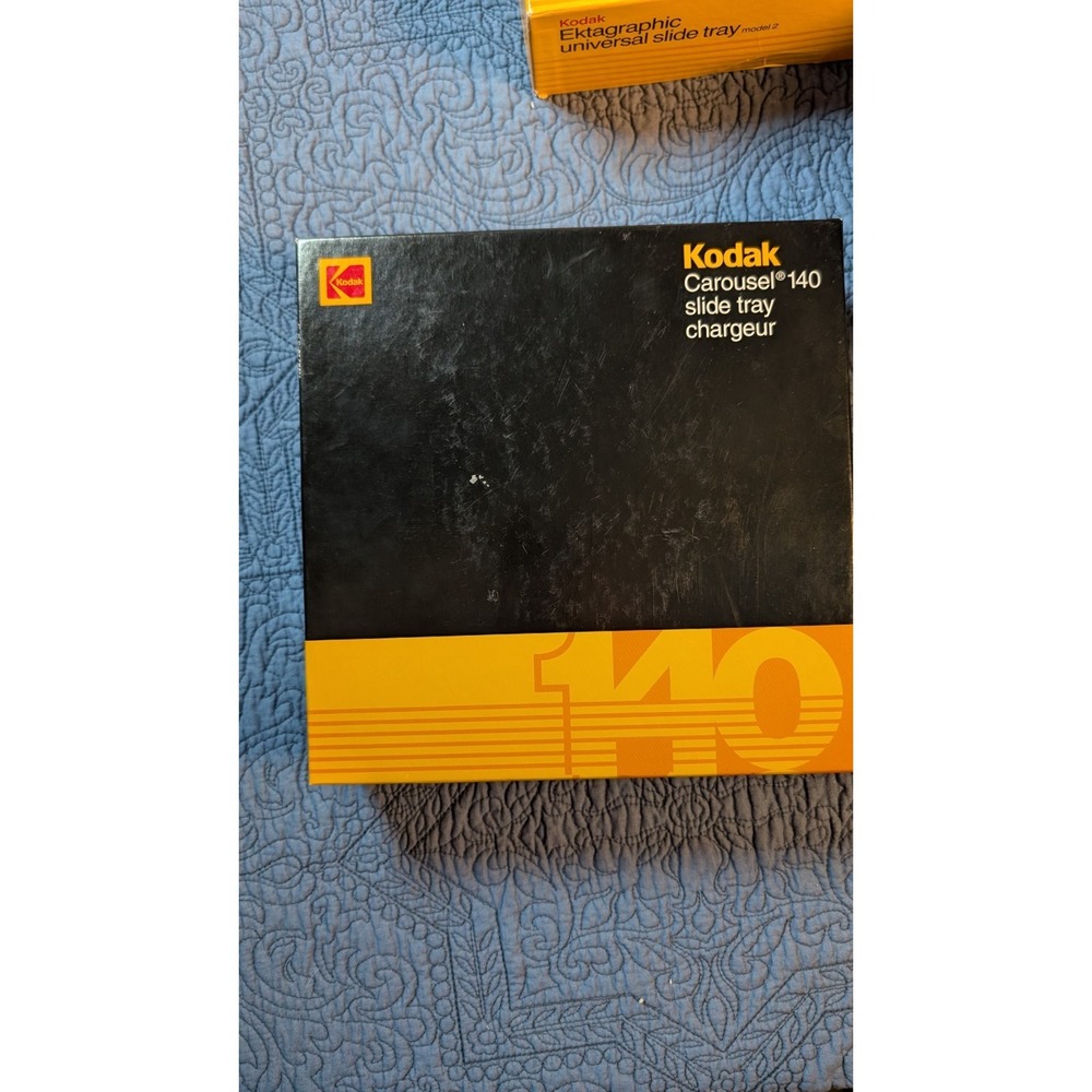 Kodak Carousel 140 Slide Tray w/ Box Vintage Projector Tray CAT‎ 899 5193